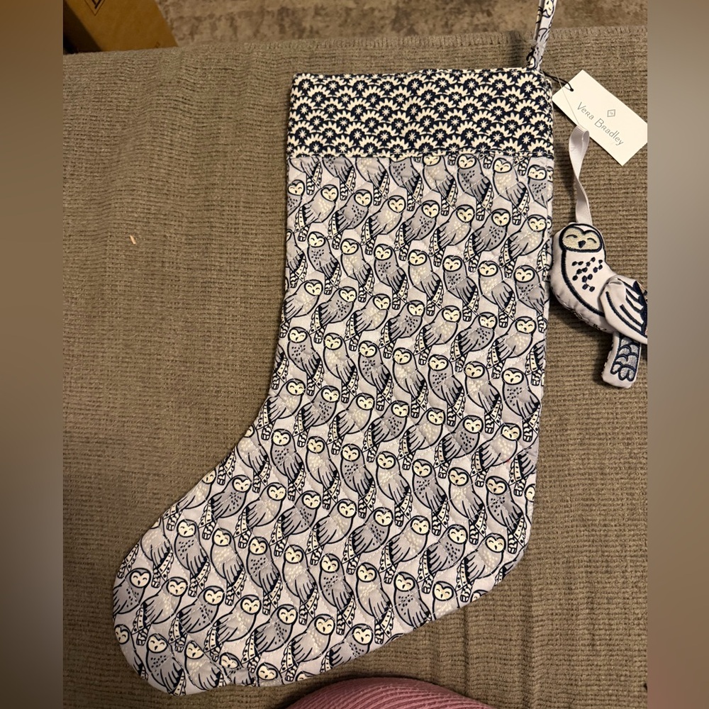 Vera Bradley Owl Stocking